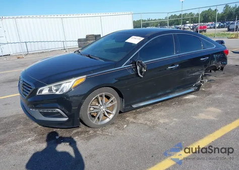 2015 Hyundai Sonata Sport 2.0T из США, поврежденный, VIN 5NPE34ABXFH040621